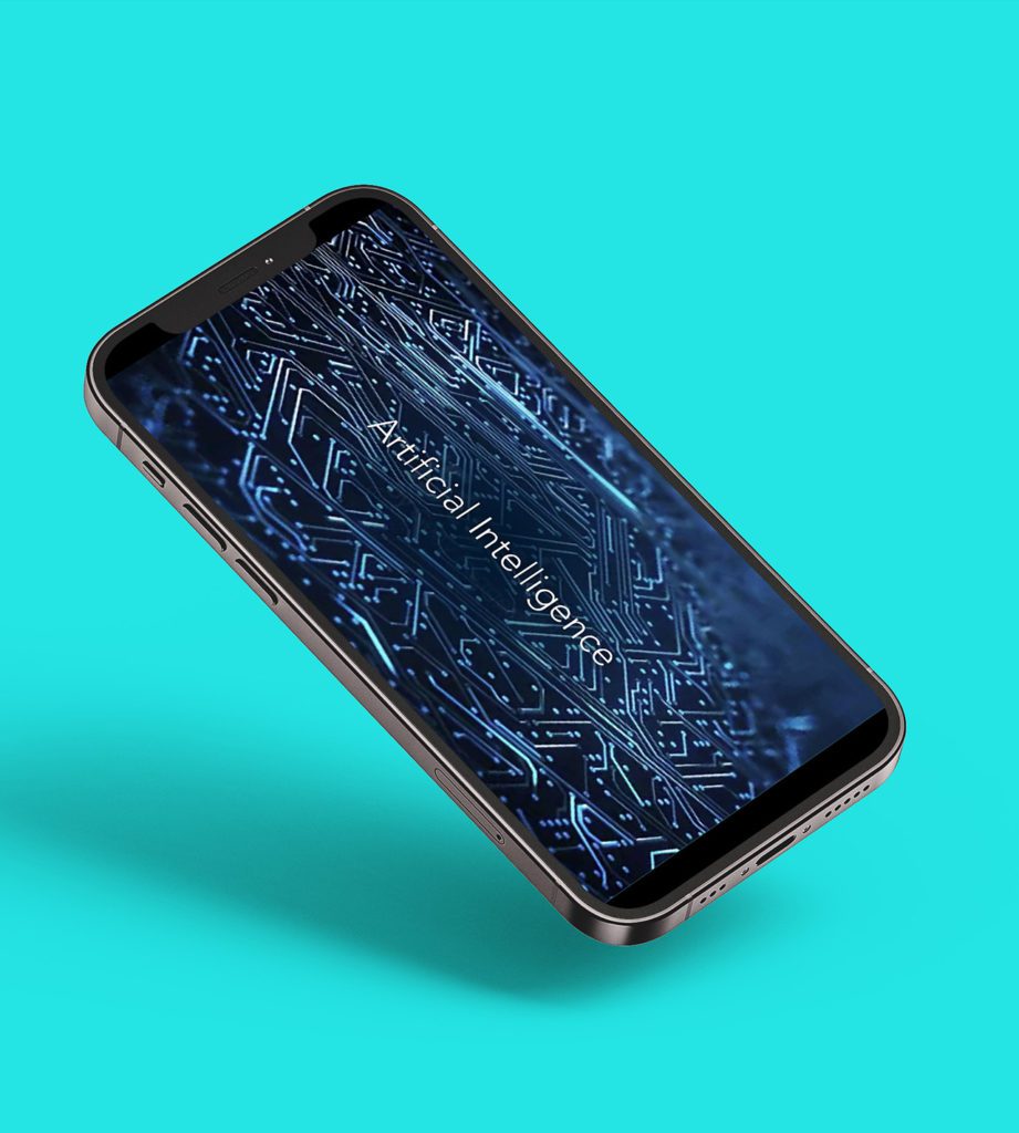 An internal communications animation shown in a phone.